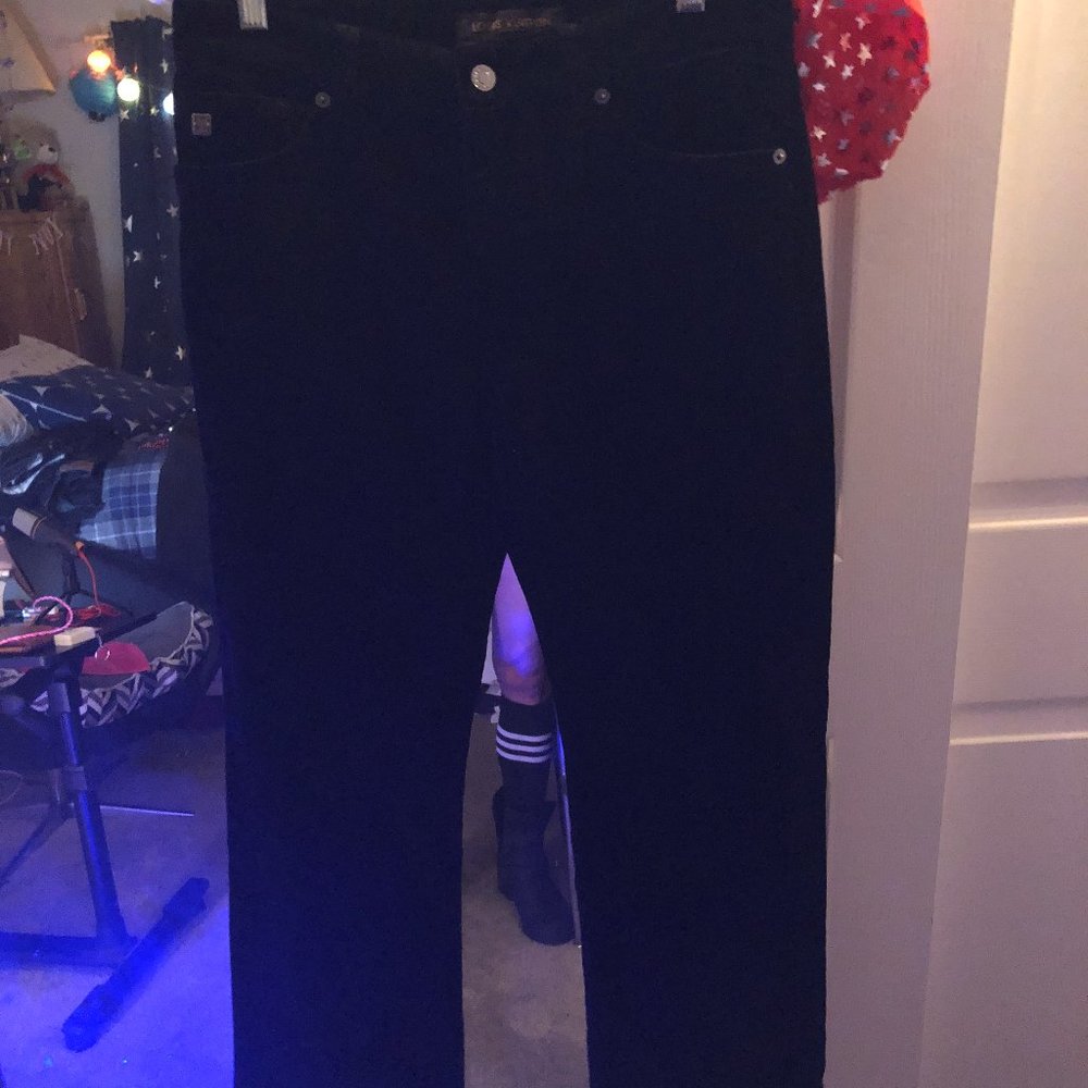 Louis Vuitton Mens Black Corduroy Pants Size 38